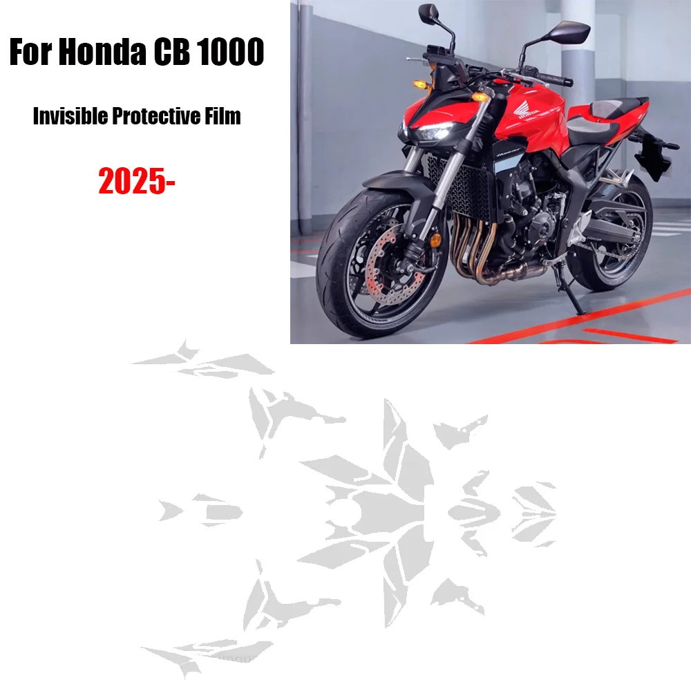 

Для Honda CB 1000 HORNET SP 2025 - Прозрачная защитная пленка из ТПУ 2025 CB1000 Hornet, невидимая защитная пленка PPF для мотоцикла