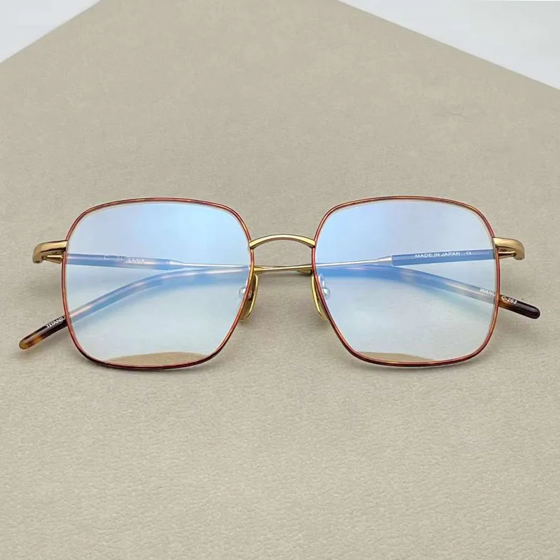 

Japanese High Quality Eyeglasses Frame Hand-made Pure Titanium Classical Vintage Retro Square Glasses