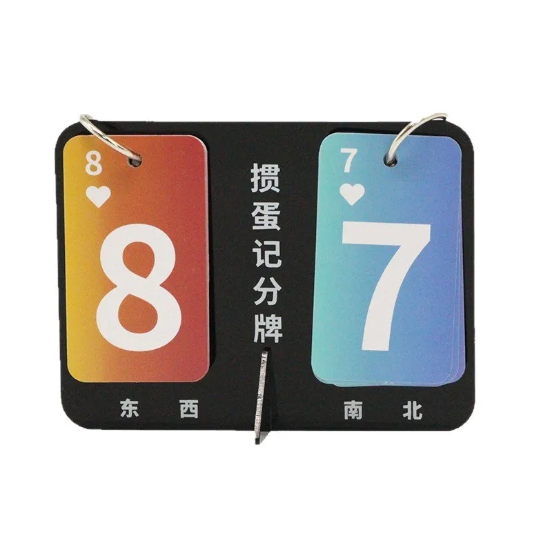 Scoreboard For  Card Game Portable Paper Score Marker Board For Bridge Family Party Gam