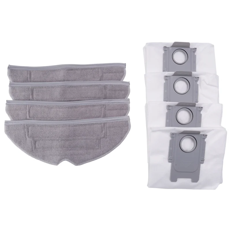 Suku cadang pengganti untuk Roborock S8 Pro Ultra, bantalan lembut serat mikro pengganti basah ahli kain lantai keras yang dapat digunakan kembali