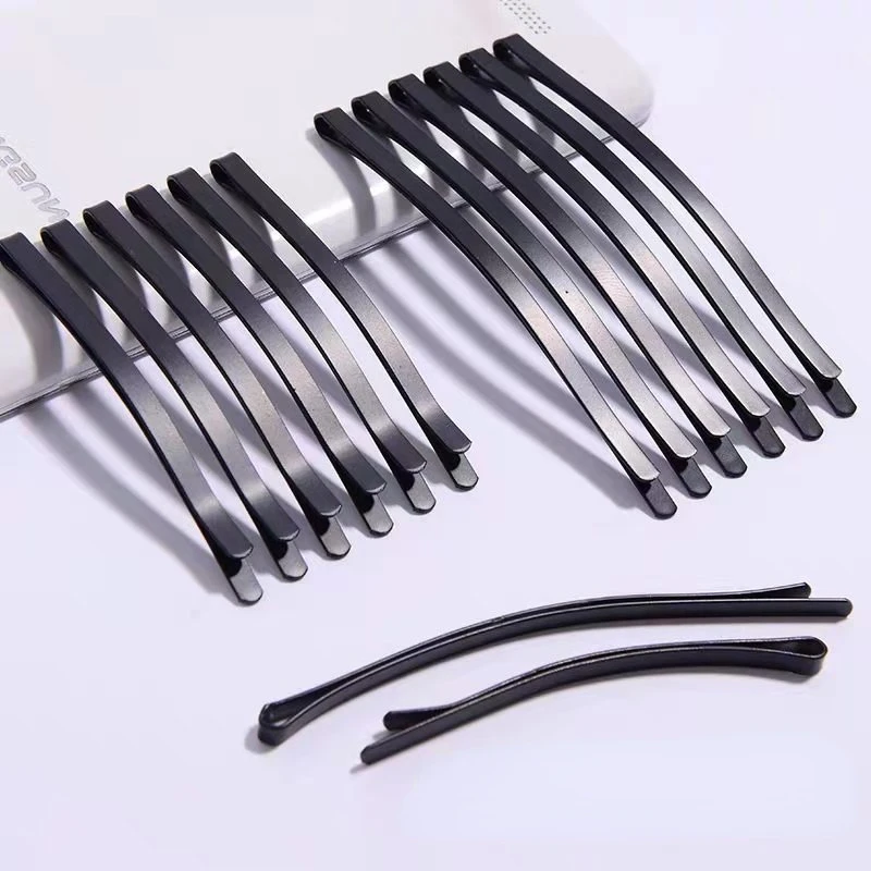 10Pcs/set Matte Black Bobby Pins Hairpins for Women Girls Straight Hairgrip Barrette Hair Clip Headwear Styling Tool Accessories