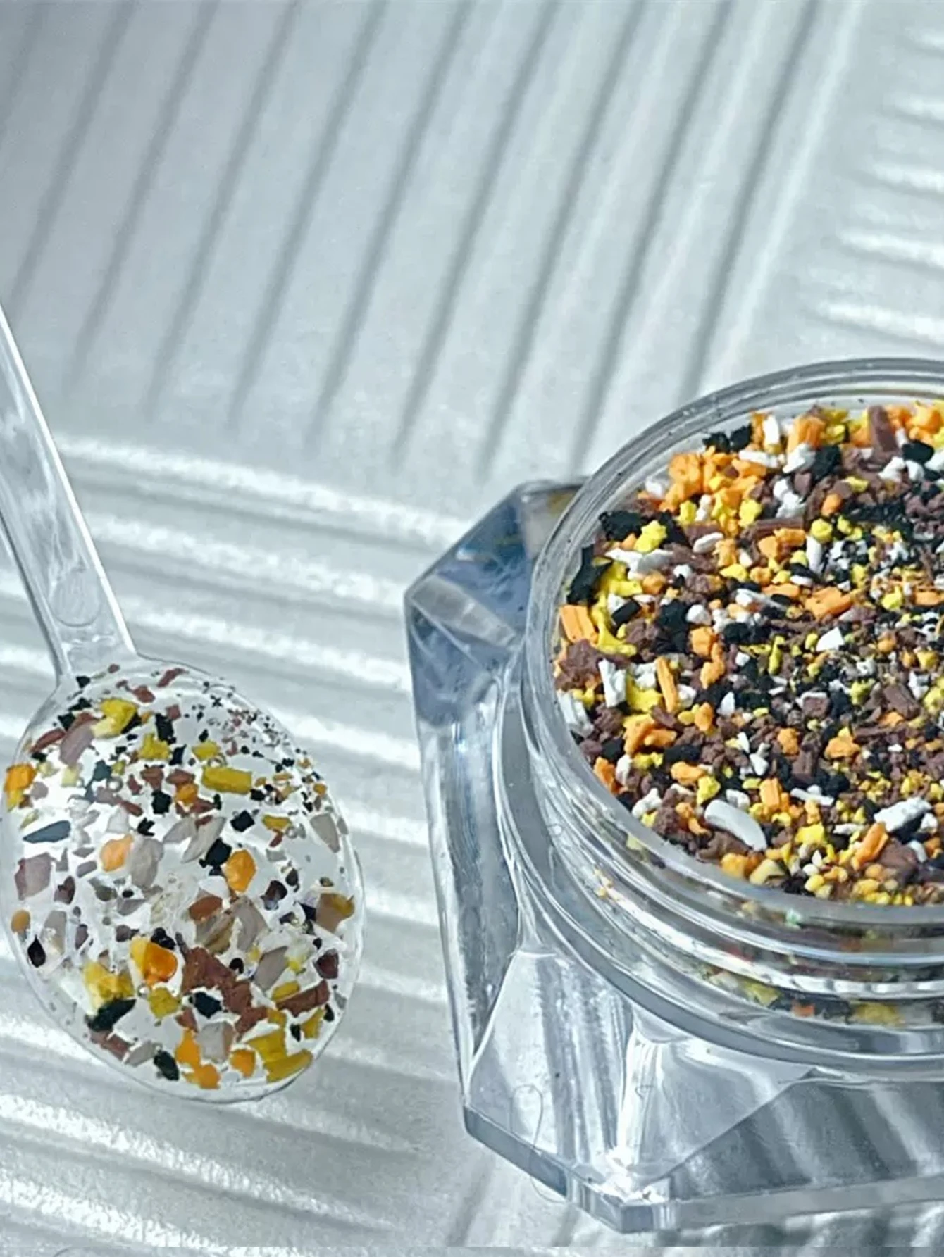 قطعة واحدة من مسحوق الأظافر المتدرج من الدوبامين، غراء قابل للتعديل DIY لفن الأظافر، مناسب لفن الأظافر #5