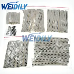 SMD Resistor Kit 1% 1206 0402 0603 0805 1R - 1MR 0R - 10MR Alloy resistance 2512 100% New Chip Resistance Assorted Set