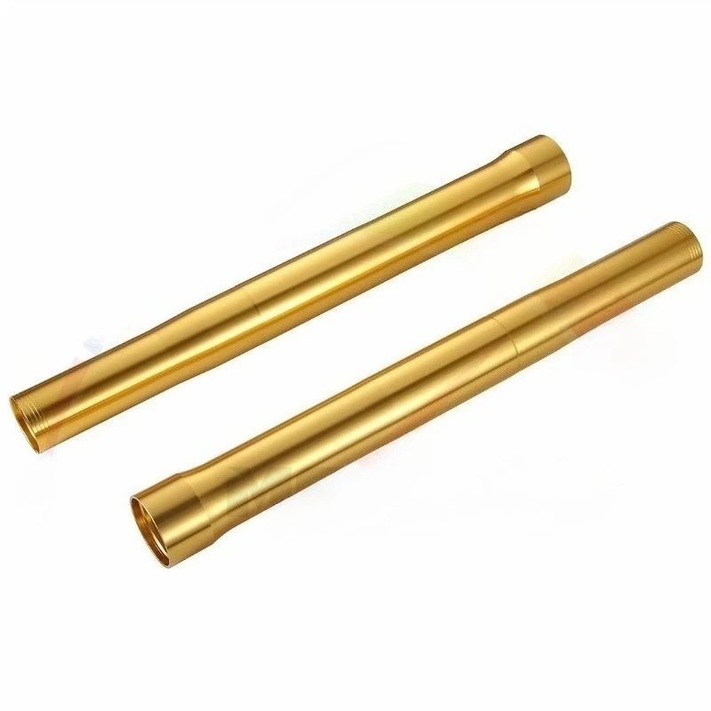 528mm 2×WHB Motocycle Front Outer Fork Tubes Pipes with inner fork Gold For Triumph Daytona 675 2013-2017 2014 2015 2016 Ohlins