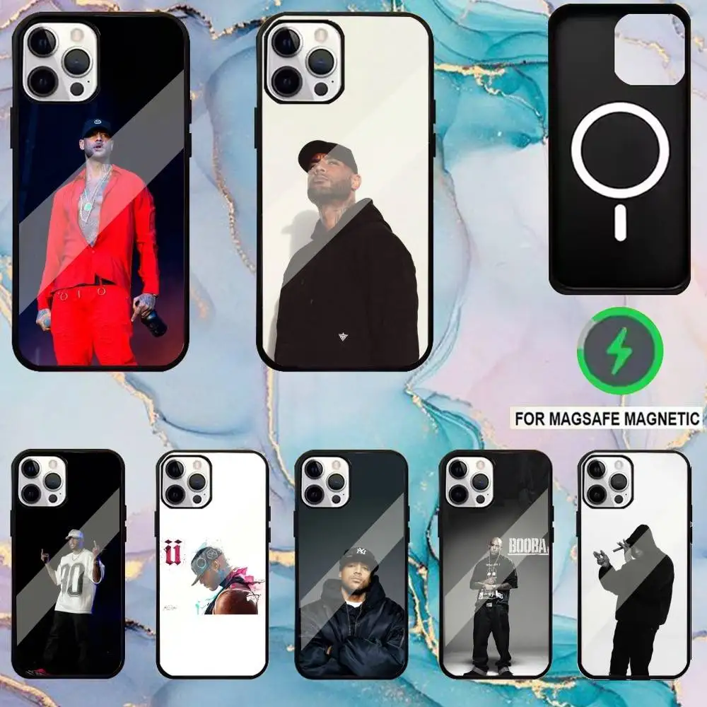 

Rapper B-Booba Phone Case For iPhone17,16,15,14,13,12,11 Plus,Pro Max Magnetic Magsafe Wireless Charging