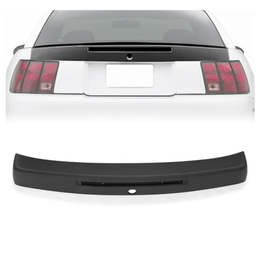 

Rear Trunk Spoiler Compatible with 1999-2004 Ford Mustang Spoiler Wing Lip Plastic ABS Painted Black