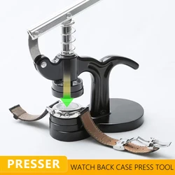 Professional Watch Back Case Press Tool For Close Watches With 12 Mould Sizes Back Cover Press Watch Presser Repair Tools kit