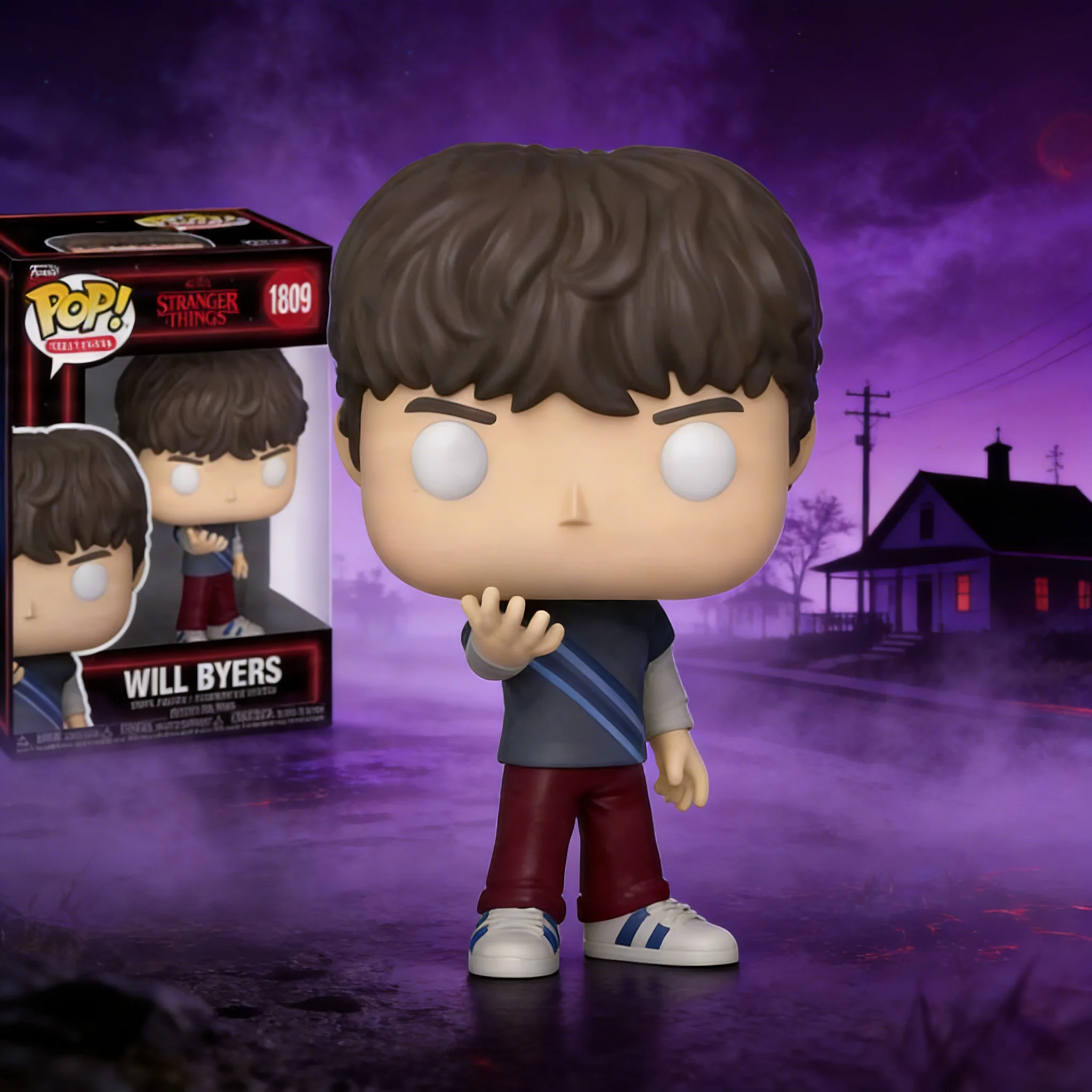 Nueva Figura de Vinilo Funko Pop de Will Byers de Stranger Things 2026 # 1809 Artículos Coleccionables, Juguete para Niños y Fanáticos Coleccionistas, Artículo de Regalo Perfecto