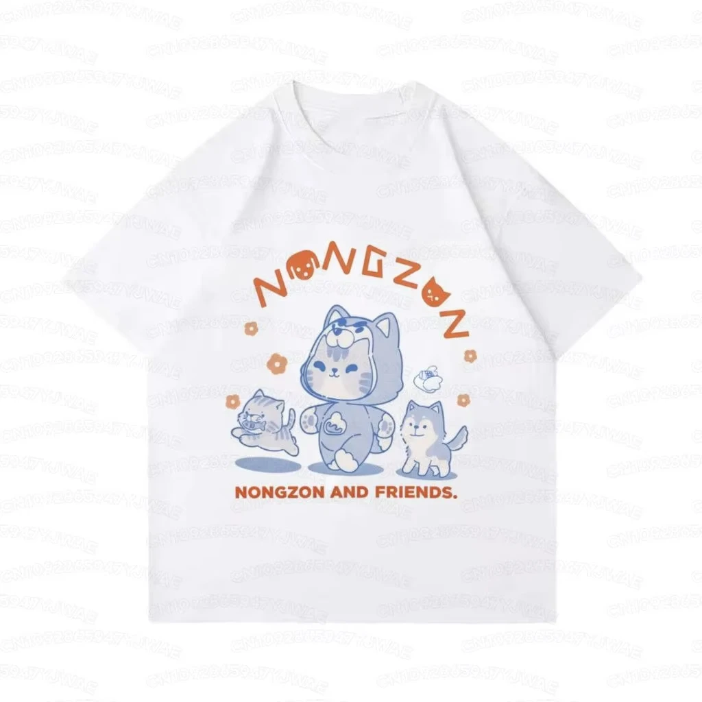 Summer New Women's Men's Cartoon Character Support Short Sleeved T-shirt DMD LAND 3：THE FINAL LAND - LAND OF FUSION Fans Gift