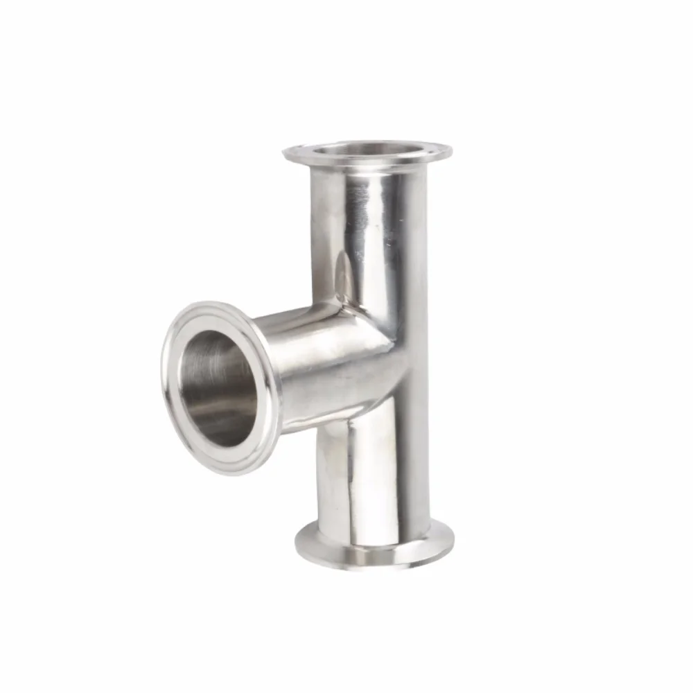 

Clamp Φ76mm OD91X77.5mm Reducing Tee Stainless Steel 304 Sanitary Reducing Tee,Food Grade T-Type Fitting,Variable Three-Way