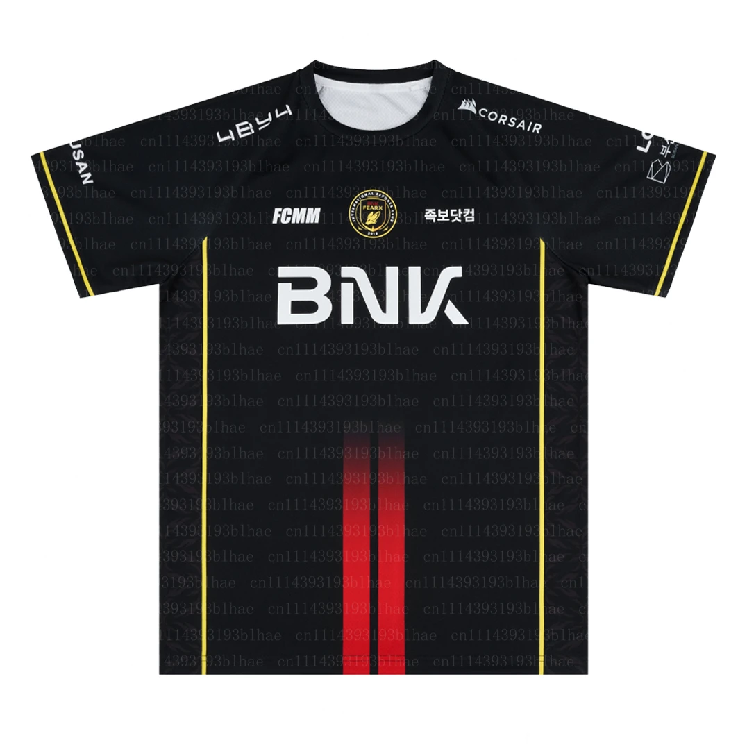Camiseta de Juego LCK para Fanáticos, Verano 2026 ‌ BNK FEARX ‌   Uniformes para Fanáticos, Ropa Masculina de Verano, Camisetas del Club de Esports del Equipo Coreano LOL