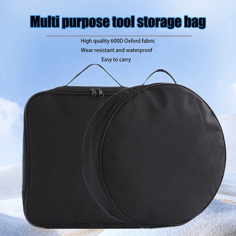 Waterproof Oxford Cloth Cables Bag Electric Vehicle Charger Case Charging Cable Storage Bag Zipper Closure Car Chargers Bag