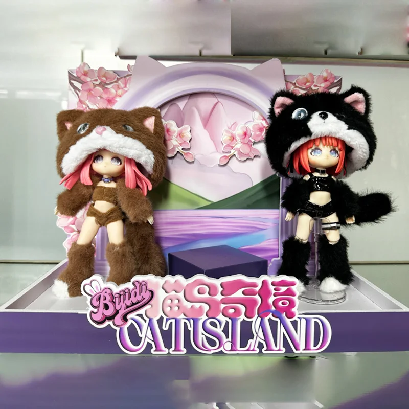 

Новая подлинная кошка ISLAND Wonderland Bjd, милая слепая коробка, мобильные суставы, фигурки, игрушки, подарок-сюрприз, украшение, кукла