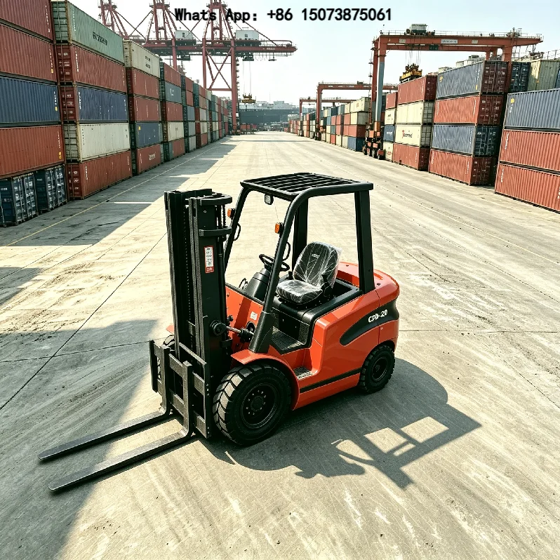 Multi-layer stacked FH-CPD20 2-ton four-wheel electric forklift with a maximum lifting height of 6m