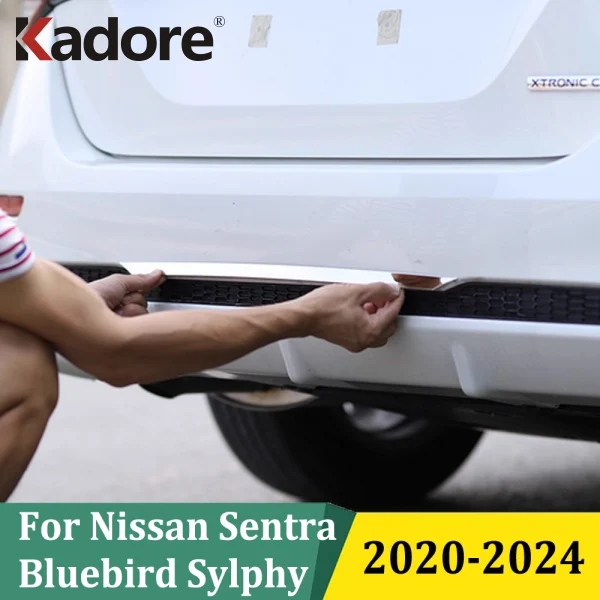 

Для Nissan Sentra Bluebird Sylphy 2020 2021-2024 задний бампер, накладка на губу, спойлер, комплект кузова, сплиттер, диффузор, Стайлинг, автомобильные аксессуары