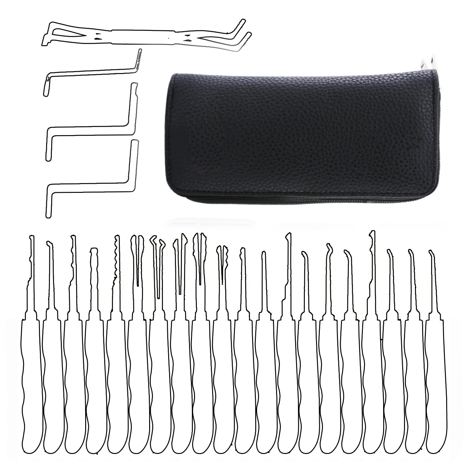 Beginner Specific Multifunctional Locksmith Picking Training Tool with Transparent Lock,Interesting Gift for Men