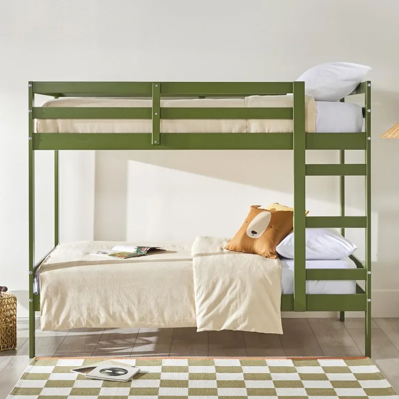 Moderne Tweepersoons Slaapkamer Met Kinderbedframe, Twee Maten