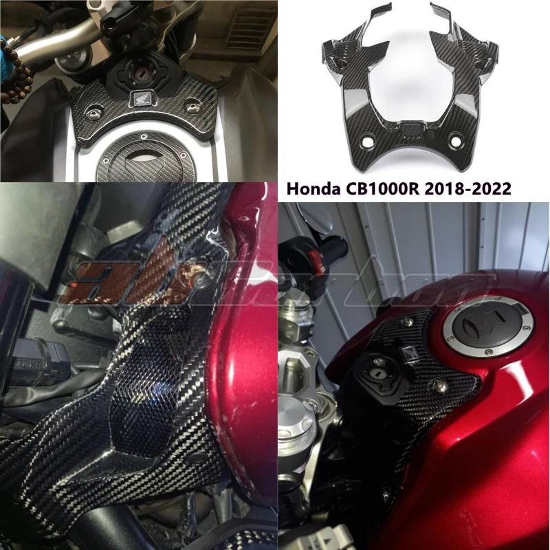 CB1000R　カーボンイグニメントスイッチカバー＆カーボンダクトカバーセット ホンダcb1000r 2018-2022用イグニメントスイッチカバー,カーボン