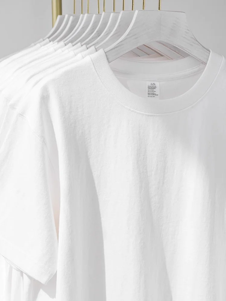 

Pure Cotton Breathable ort Sve T-irt Color Oversized Fit Summer Faion round Ne Casual Top for Men