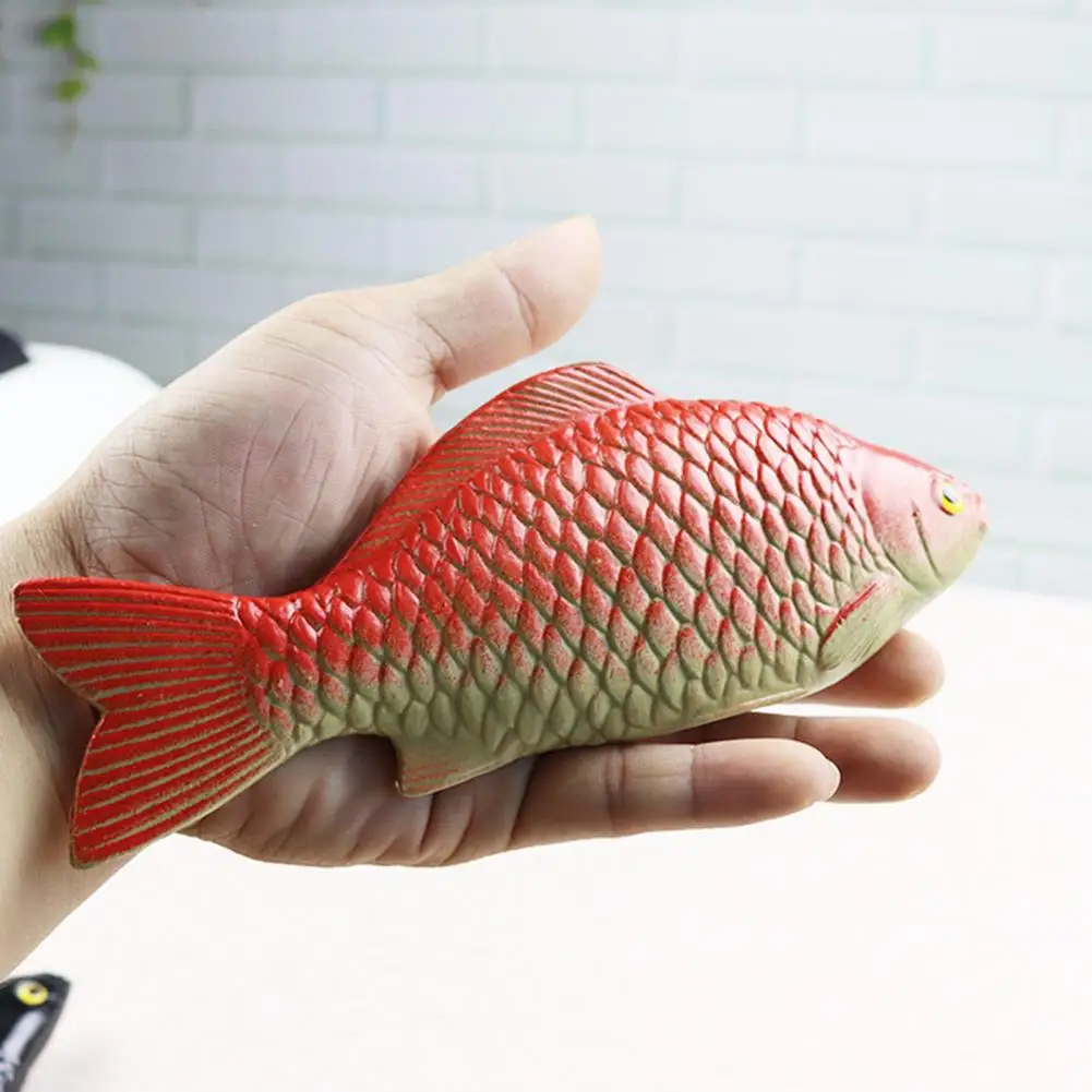 Figurine de modèle de poisson animal Él, jouet de chat, décoration de poisson, ornement, accessoires de photographie, décoration de la maison, jouet d'éducation précoce pour enfants