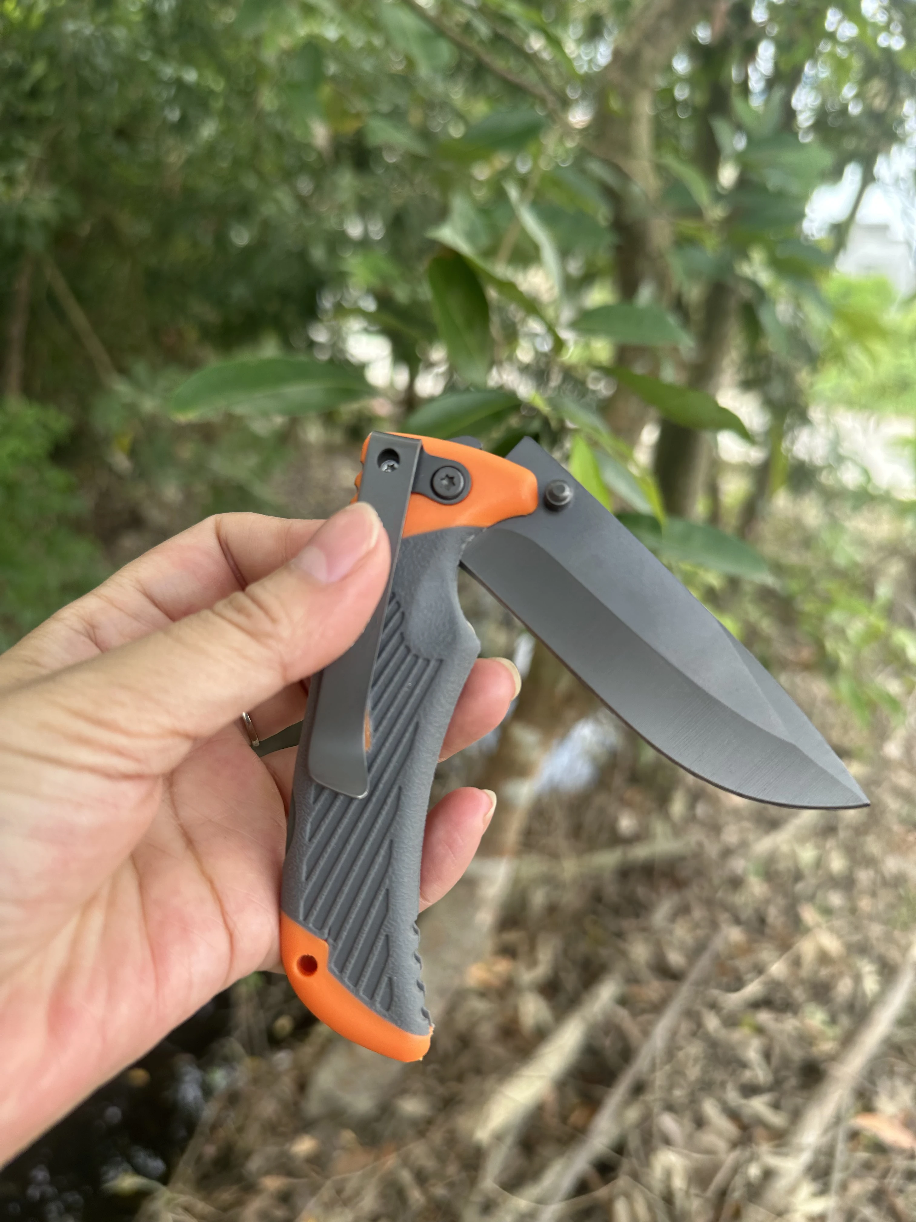 High quality outdoor camping hunting Survival Pocket EDC tool Folding knife