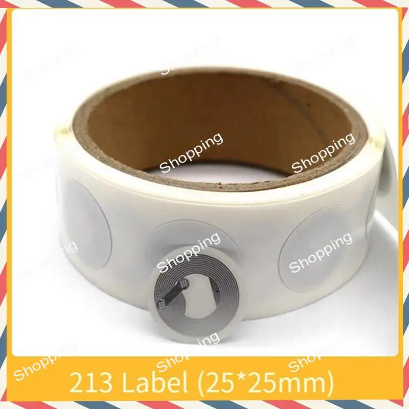 M20K 50 Pcs NFC Ntag213 Nfc Label Sticker 13.56Mhz ISO14443A NTAG 213 Sticker Universal Lable For ALL NFC Enabled Phone
