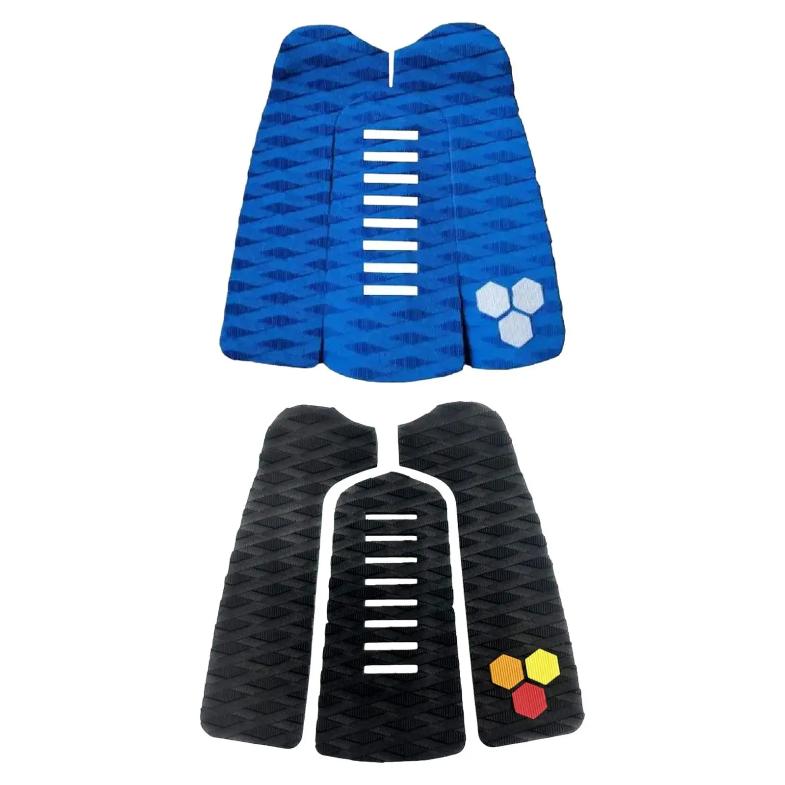 Deck Traction Pad 3 Piece EVA Surfboard Paddleboard Nonslip Mat for DIY Board Skimboard Water Sports