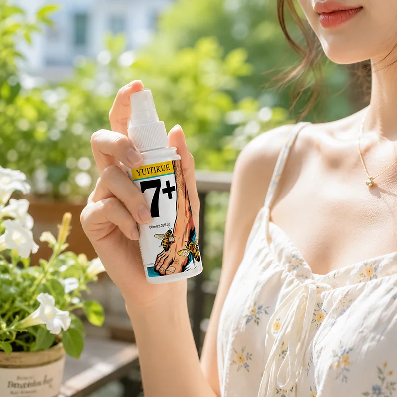 YUITIKUE Bee Venom Foot Joint Spray 60ml Relieve Stiffness Dry Skin 7 Days Foot Care Sports Recovery Mist