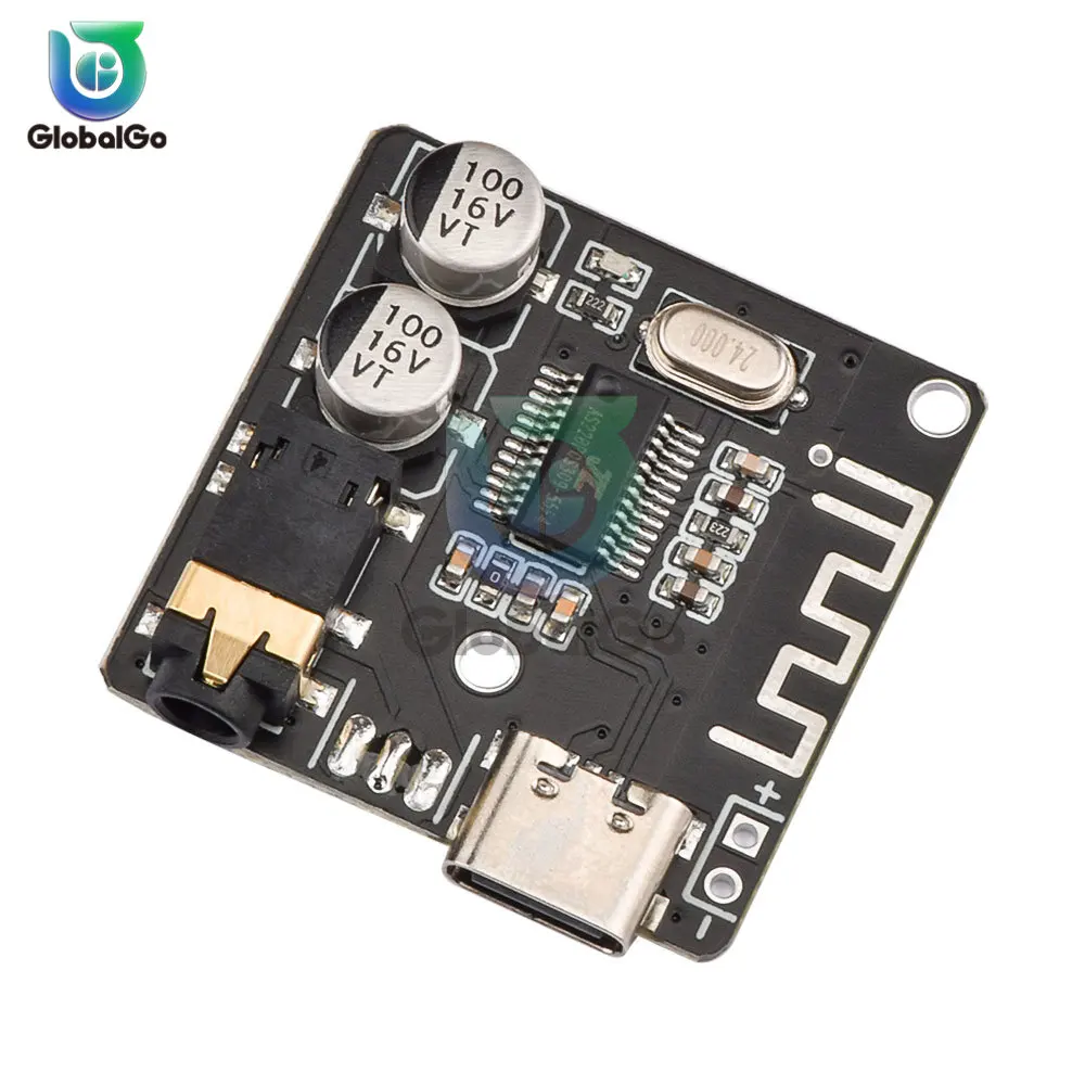 VHM-314 Bluetooth Audio Receiver Board Bluetooth 5.0 MP3 Lossless Decoder Board Wireless Stereo Music Module DC3.7-5V