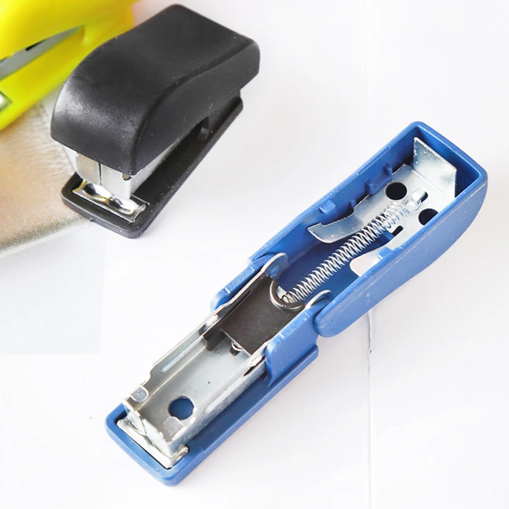 

24Pcs Mini Desktop Stapler Portable Plastic Metal Compact Lightweight Office Binding Tool Cute Design
