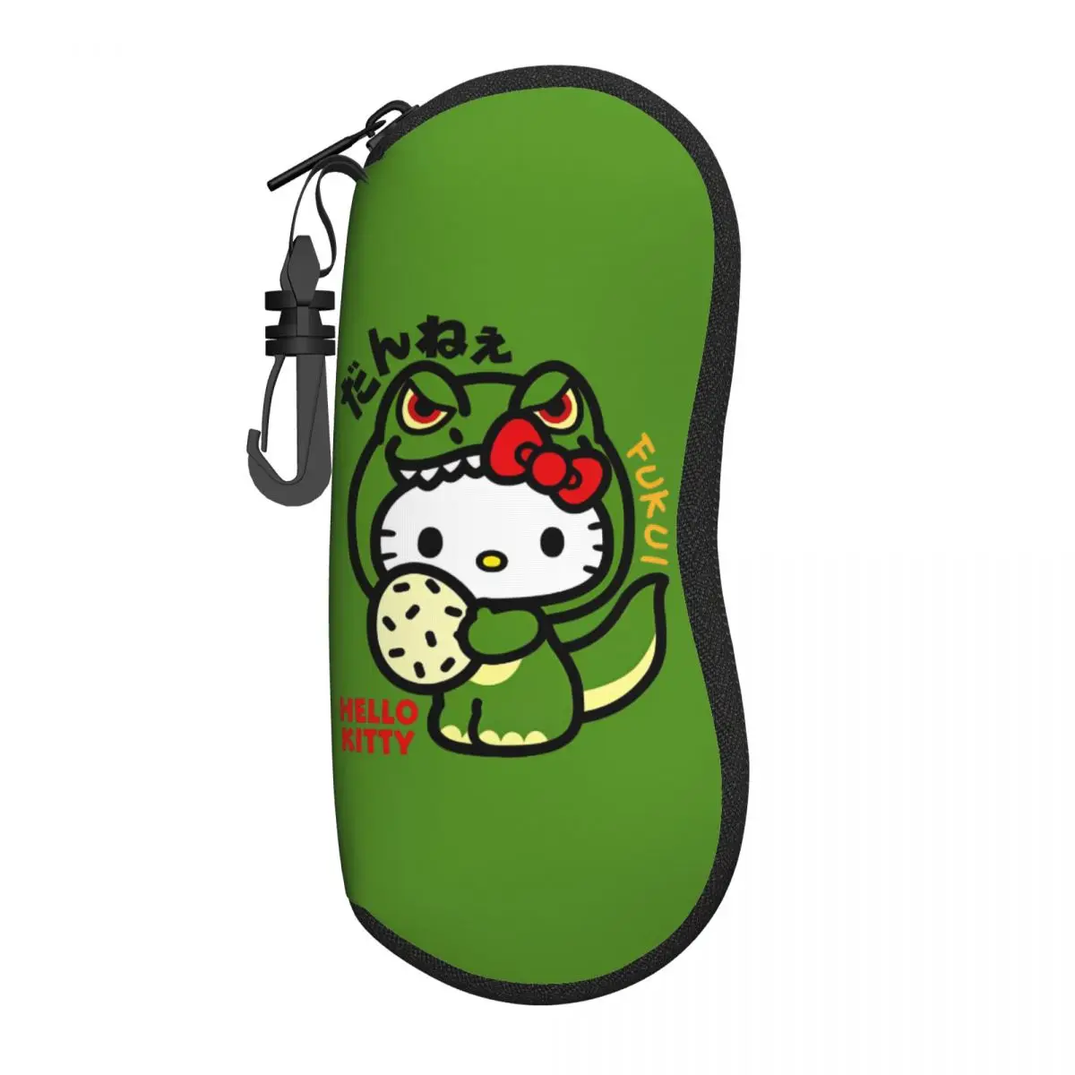 

Путешествие с чехлом для очков Hello Kitty Fukui, легкие аксессуары унисекс, защита для очков с героями мультфильмов, очаровательный чехол для контактов глаз