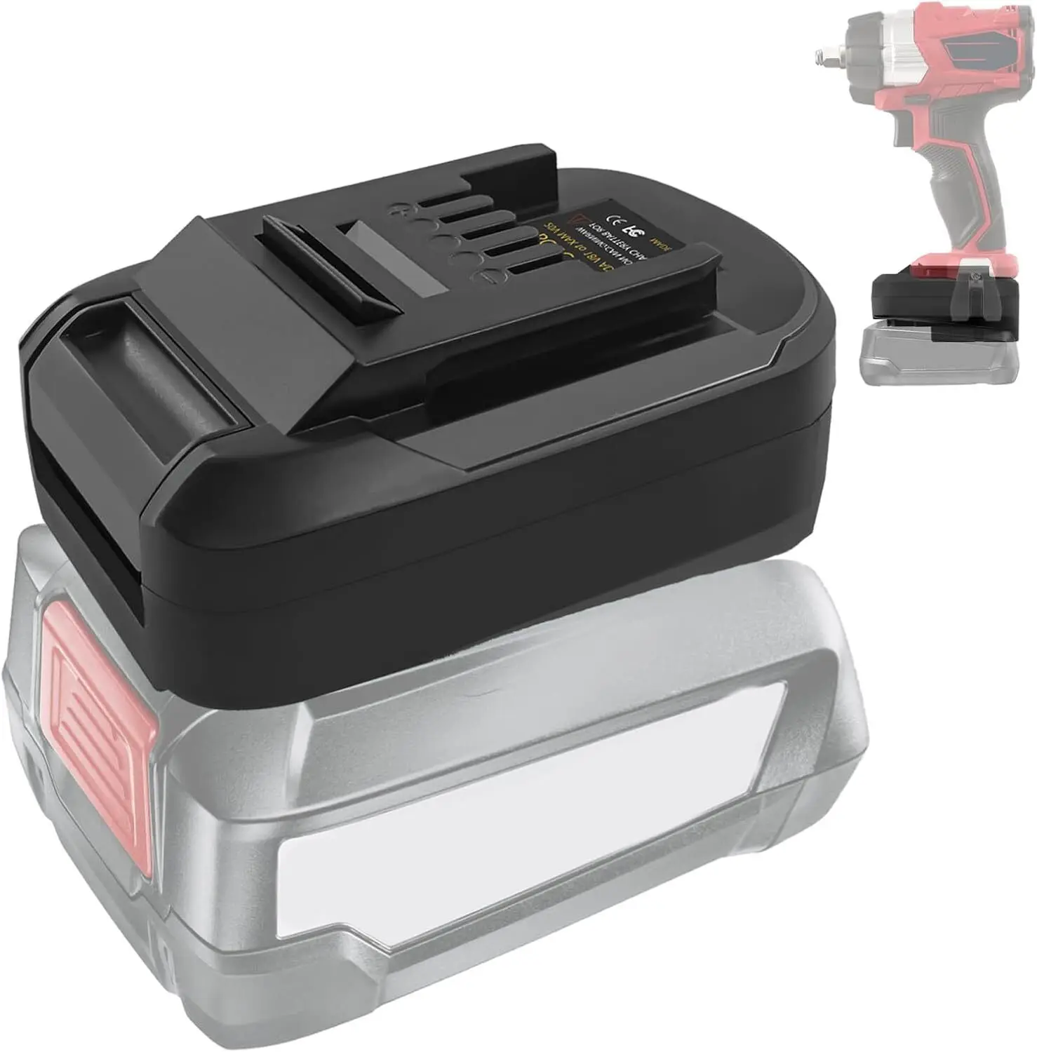 Bateria Adaptador para Bosch Conversor de Bateria de Lítio Broca de Ferramenta Elétrica Bateria Li-ion 18v Série Pba