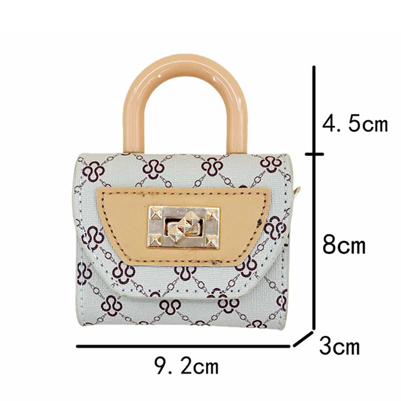 Mini Floral Textured Crossbody Handbag Tote Mini Chain Headphone Bag For Airpods 4 Pro 2 3 Holds other small items Wallet