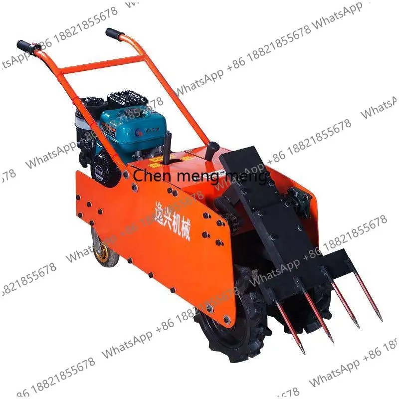 earth tiller, tea garden orchard plowing machine, micro-tillage, small rake, agricultural hand-held soil looser