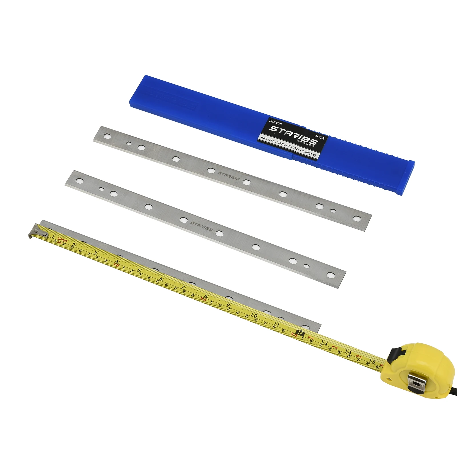 شفرات تخطيط STARIBS مقاس 12.5 بوصة لسكاكين استبدال DeWalt DW734 HSS |   مجموعة من 3