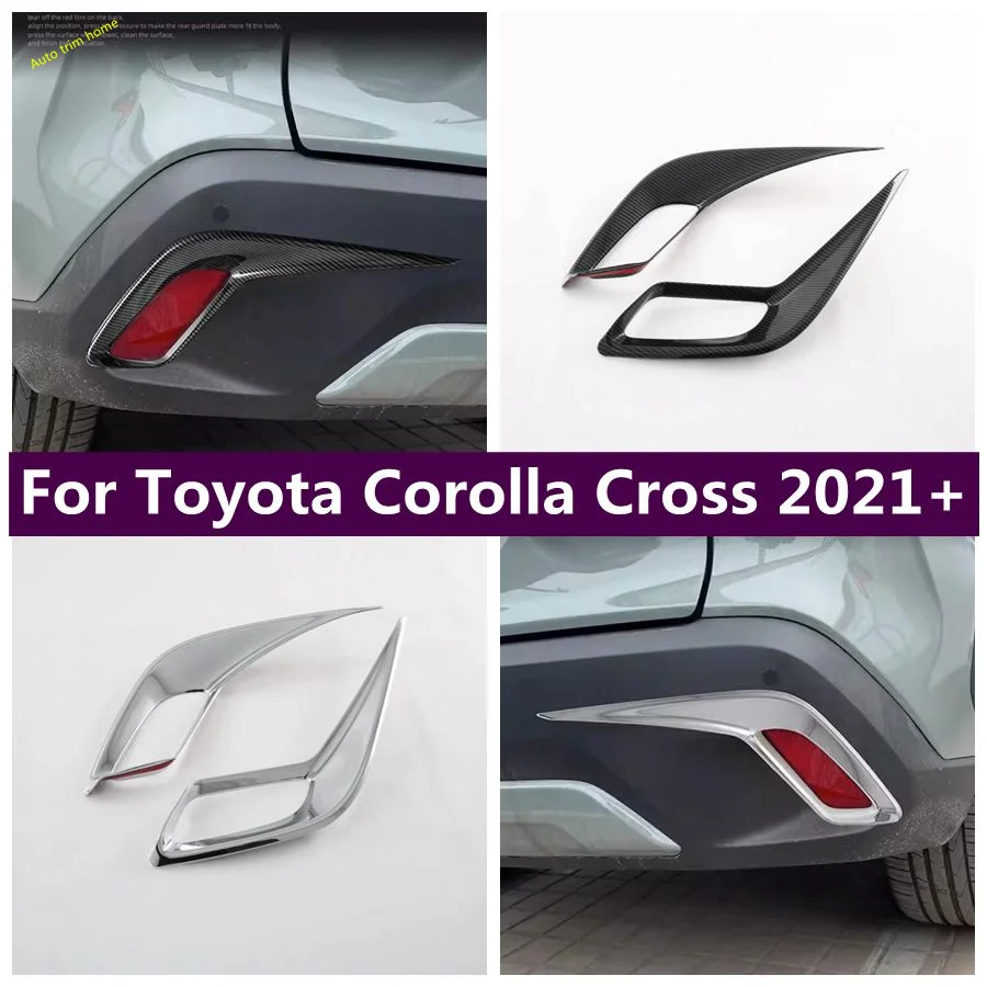 

ABS Rear Fog Light Lamp Cover Trim Bumper Protector Decoration Frame Fit For Toyota Corolla Cross 2021 - 2024 Car Accessories