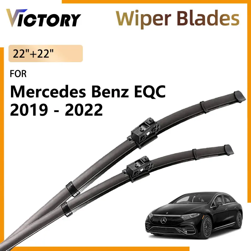 

For Mercedes Benz EQC 400 Sport 2019 2020 2021 2022 Car Accessorie Front Wiper Blades Windshield Windscreen Window Brush 22"+22"