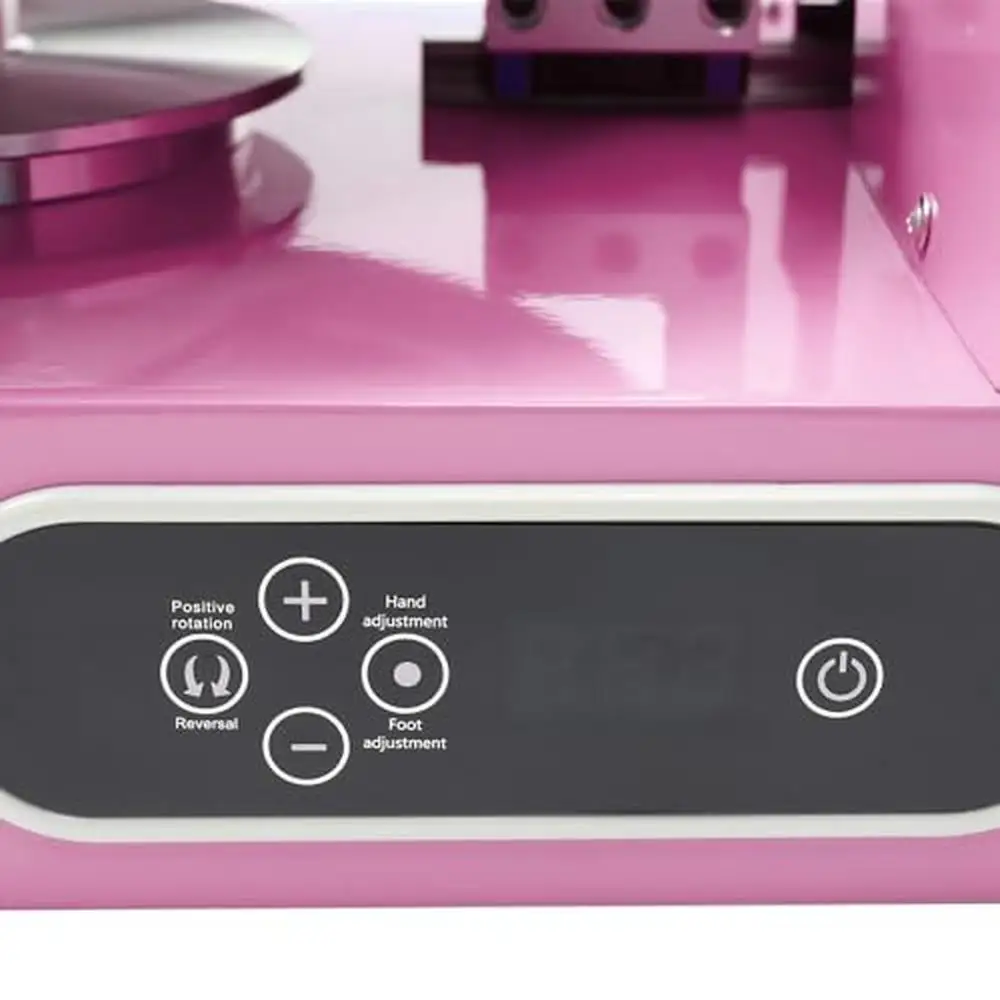 Cake Butter Spreader Machine LCD 200W Coating Cake Cream Maker Adjustable Rotate Speed 60-320Rpm Safe Design Leakage Protection