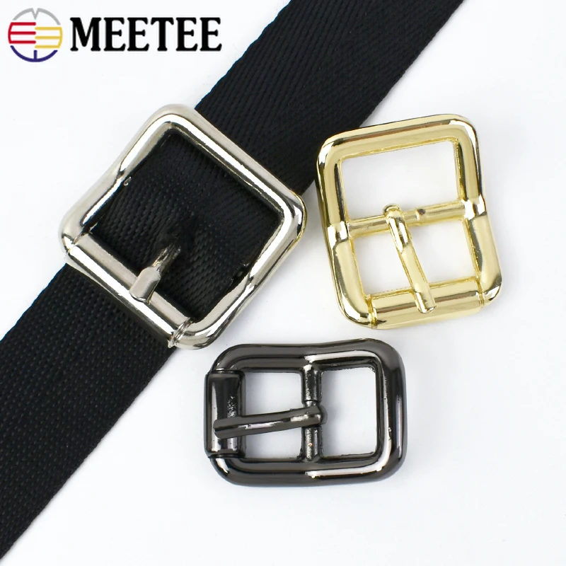 5/10Pcs 15/20/25mm Metal Pin Buckle Curved Belt Roller Buckles for Bag Strap Adjust Slider Clasp Hooks DIY Hardware Accessories