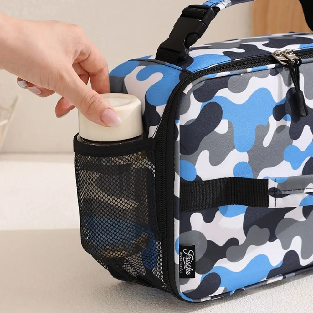 Langlebige Große Kinder-Lunchbox Wasserdichte Auslaufsichere Schüler-Kühltasche Verstärkte Tragbare Tragetasche für Schüler – Detail 12