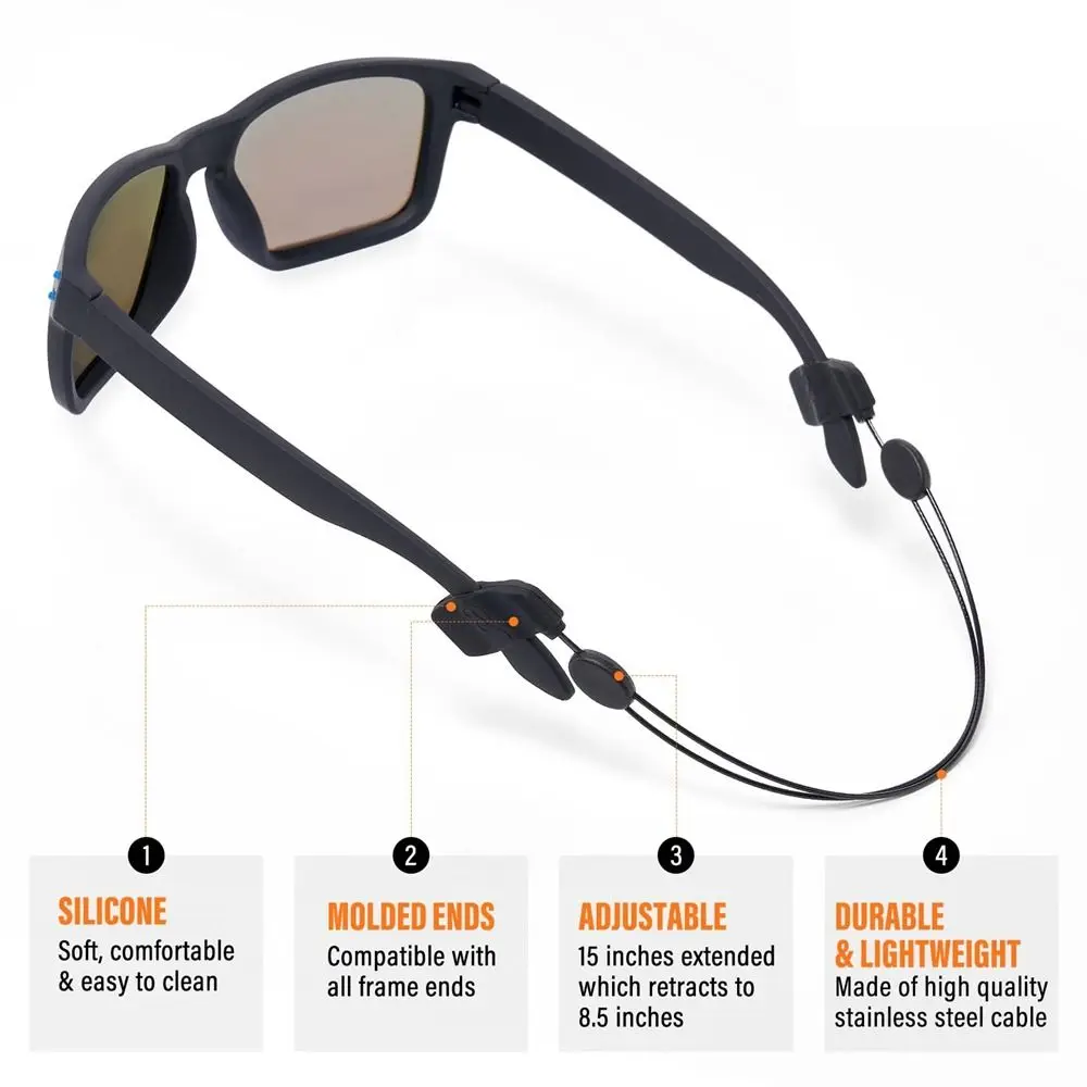 Pasek do okularów zapobiegający zgubieniu, uniwersalny uchwyt mocujący do Ray-Ban Meta Wayfarer/Skyler/Headliner/Gen 2/ Meta HSTN — zdjęcie produktu 4