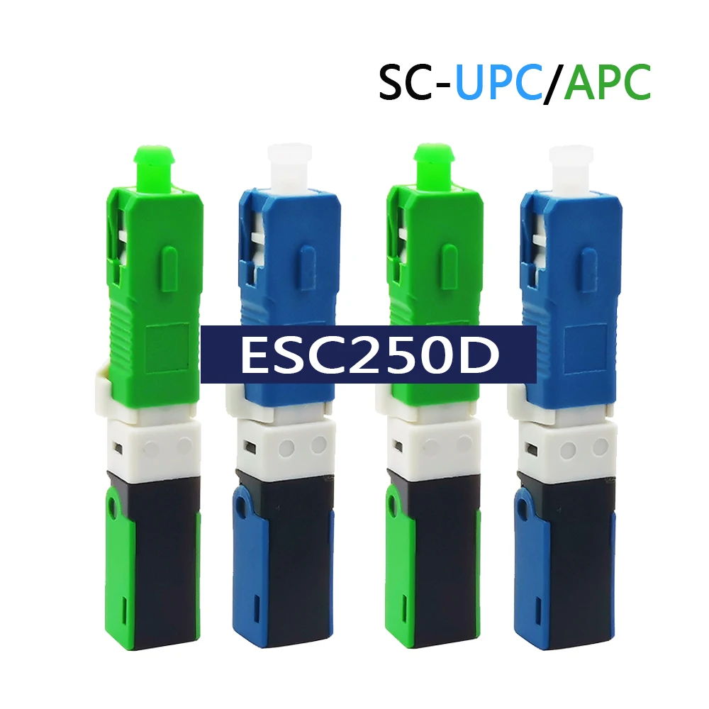 ESC250D FTTH SC UPC الألياف البصرية موصل سريع SC FTTH الألياف البصرية موصل سريع جزءا لا يتجزأ من ESC250P