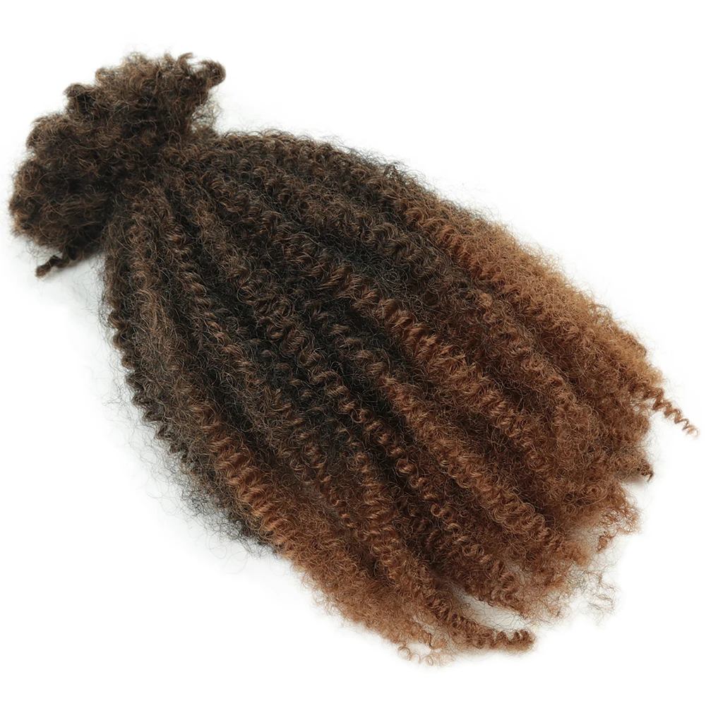 Alibaby 12 Zoll synthetische Afro Kinky Curly Crochet Haarverlängerungen Spring Twist Flechthaare für Locs Zöpfe natürlich aussehend – Detail 14