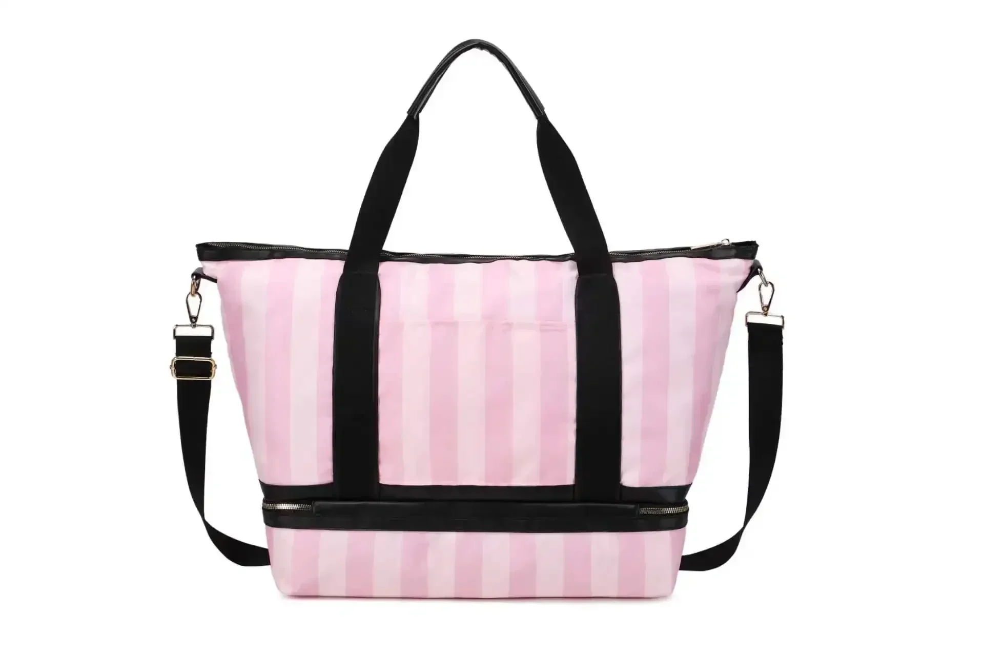 Weekender Tote Beach Travel Bag Handbag With Shoe Case