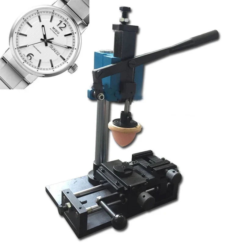 New Manual Watch Dial Pad Printing Machine Vertical Dial Pad Printer come with a  customizable steel plate