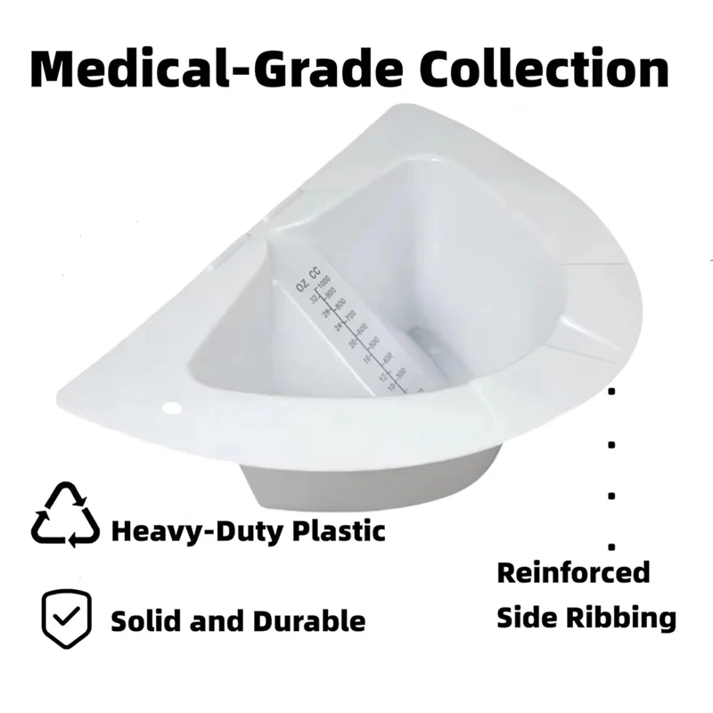 

A42Z-10Pcs Urine Collection Hat For Toilet-Female Urinal Stool Sample Collection, Toilet Hats,Urine Collector 32Oz/1000Cc
