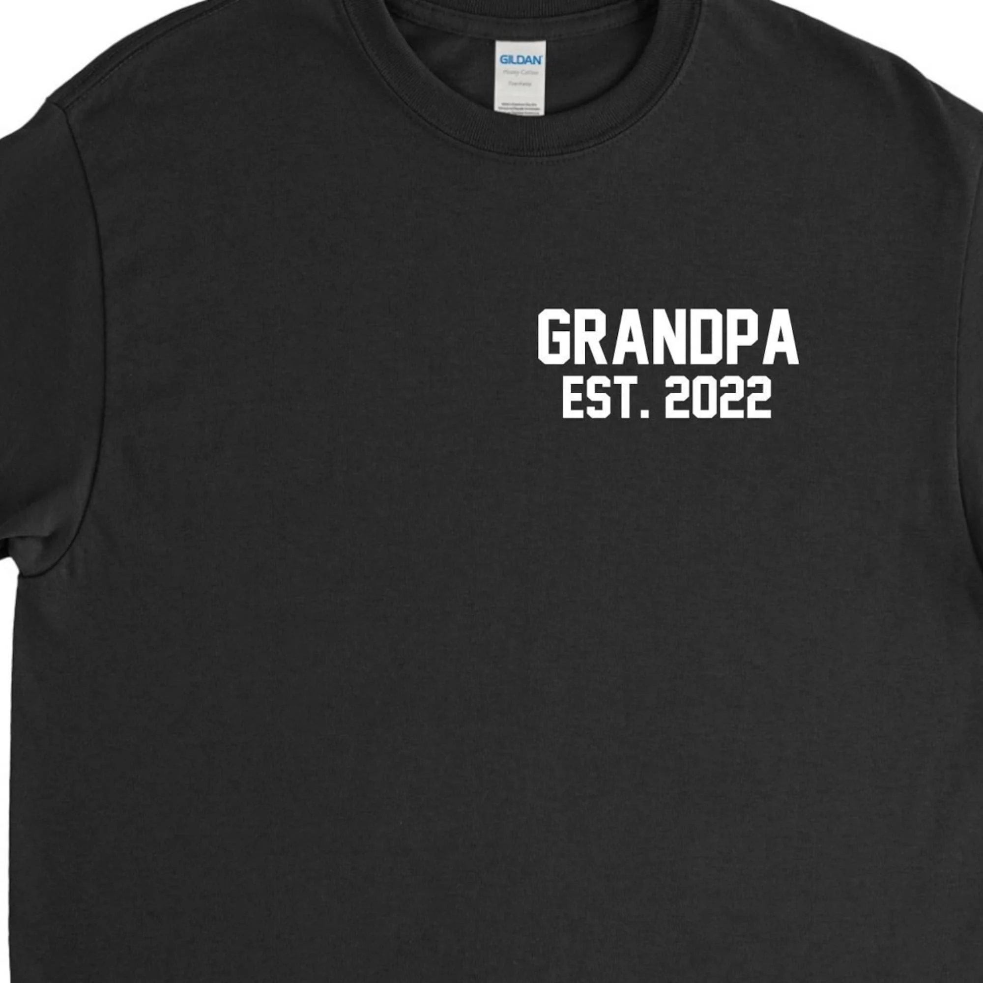 Grandpa 2022 Shirt,Grandpa T Shirt,Gift for Grandpa,New Grandpa,Grandpa Baby Reveal,Grandpa Birthday,Custom Grandpa