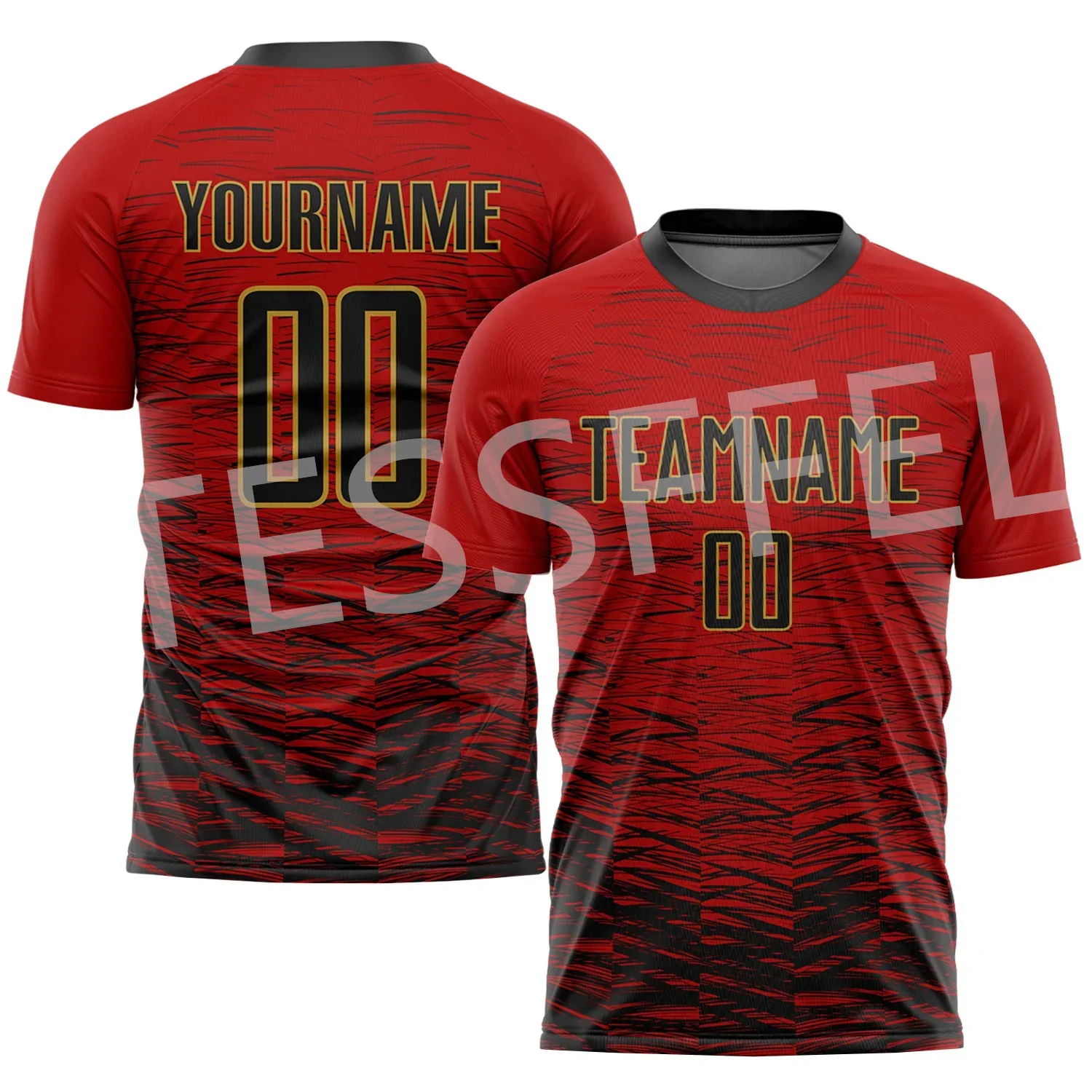 

Custom Name Football Team Suits Soccer Sports Jersey Retro 3DPrint Summer Casual Harajuku T-Shirts Streetwear Short Sleeves XA20