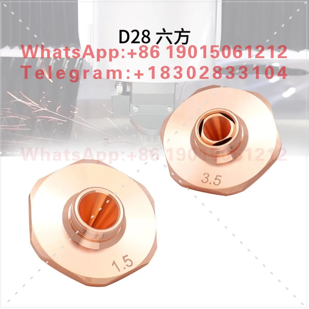 Laser machine nozzle Fiber laser machine  Welding hexagonal copper cutting