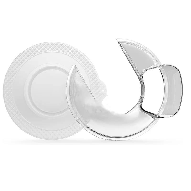 ABUG-For Kitchenaid 6-7 كوارت خلاطات حامل برأس مائل، درع صب آمن وخلاطات أغطية أوعية غطاء حماية لترشيش الخلاط